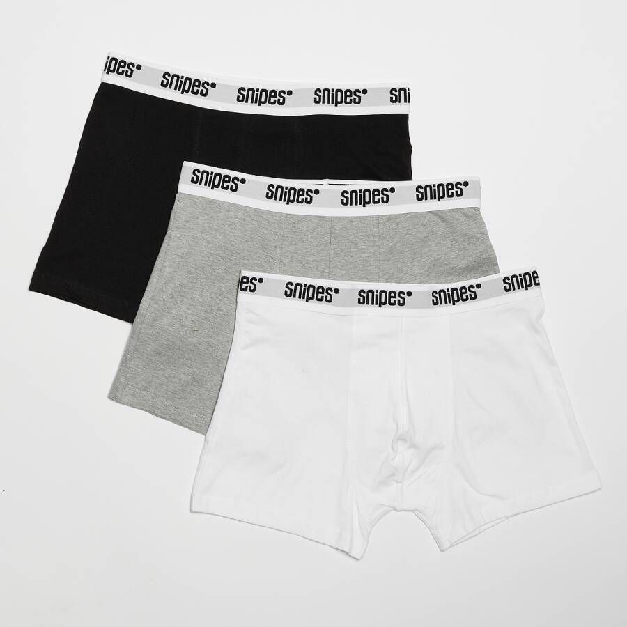 SNIPES Jersey (3 Pack) Boxershorts Kleding black white grey maat: S beschikbare maaten:S M L XL