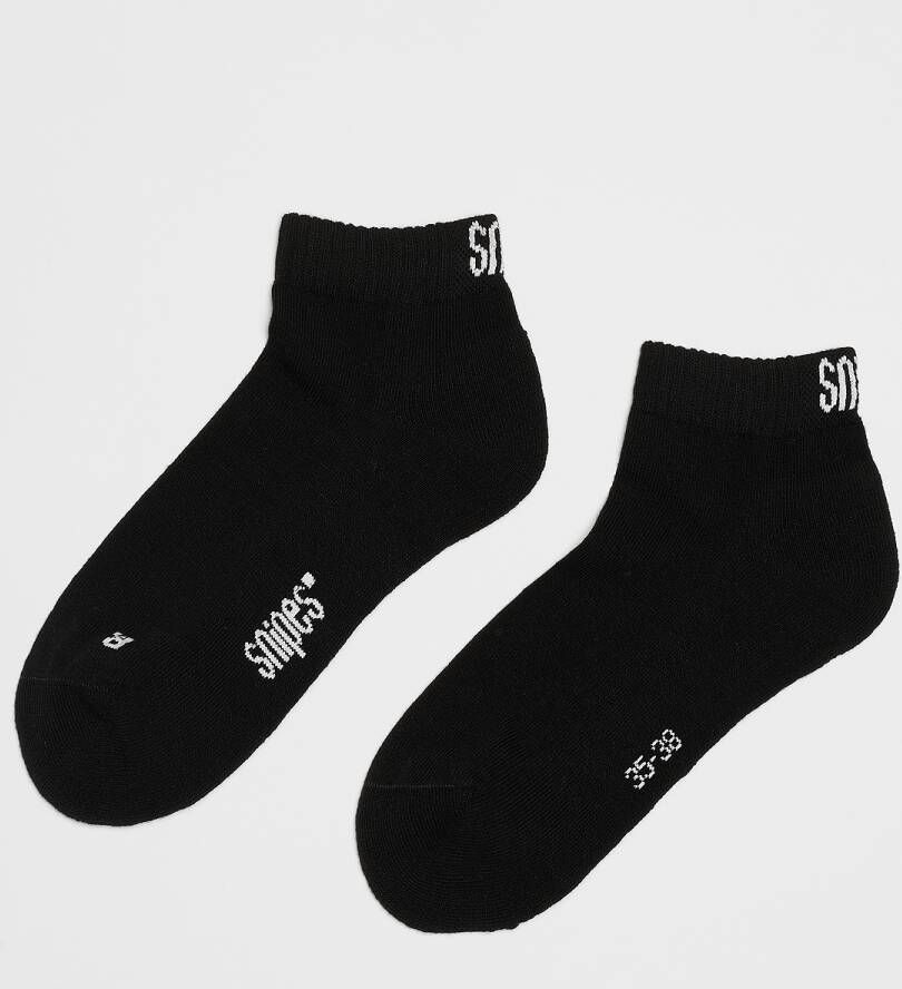 SNIPES Locut Socks (3 Pack) Kort Kleding black maat: 39-42 beschikbare maaten:35-38 39-42 43-46