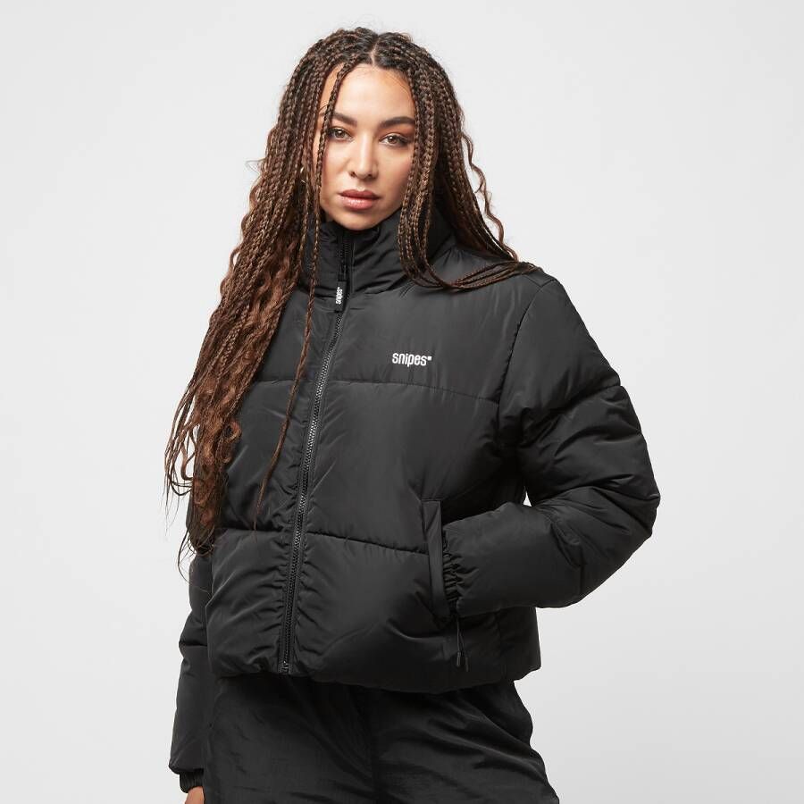 SNIPES Small Logo Short Puffer Jacket Pufferjassen Kleding Black maat: XS beschikbare maaten:XS