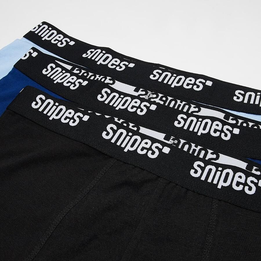 SNIPES 3 PACK Black Tape Briefs Boxershorts Men Onderbroeken blauw Maat XL Kleding