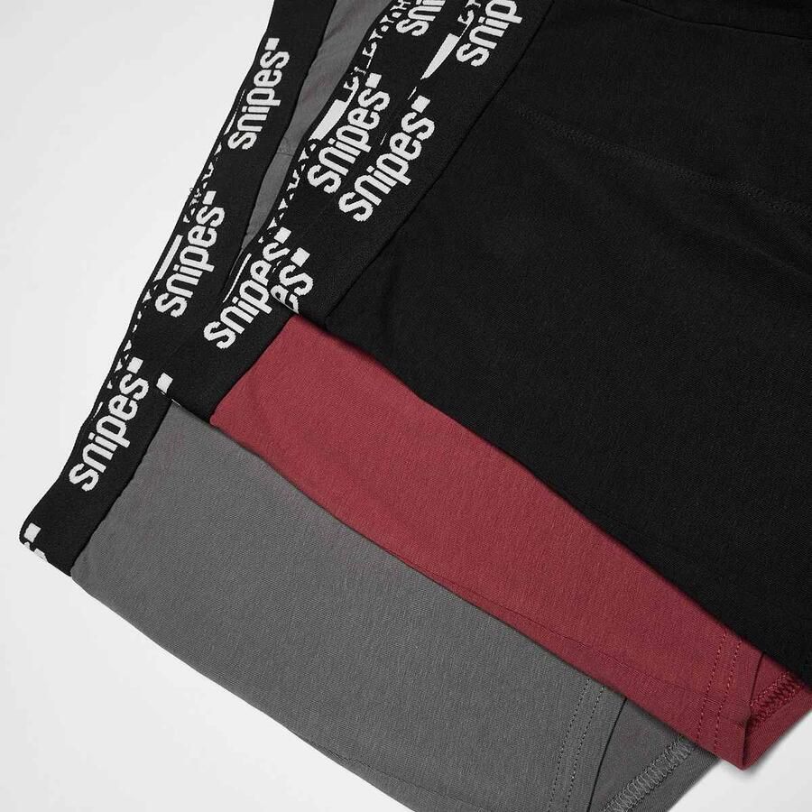 SNIPES 3 PACK Black Tape Briefs Boxershorts Men Onderbroeken multicolor Maat XL Kleding
