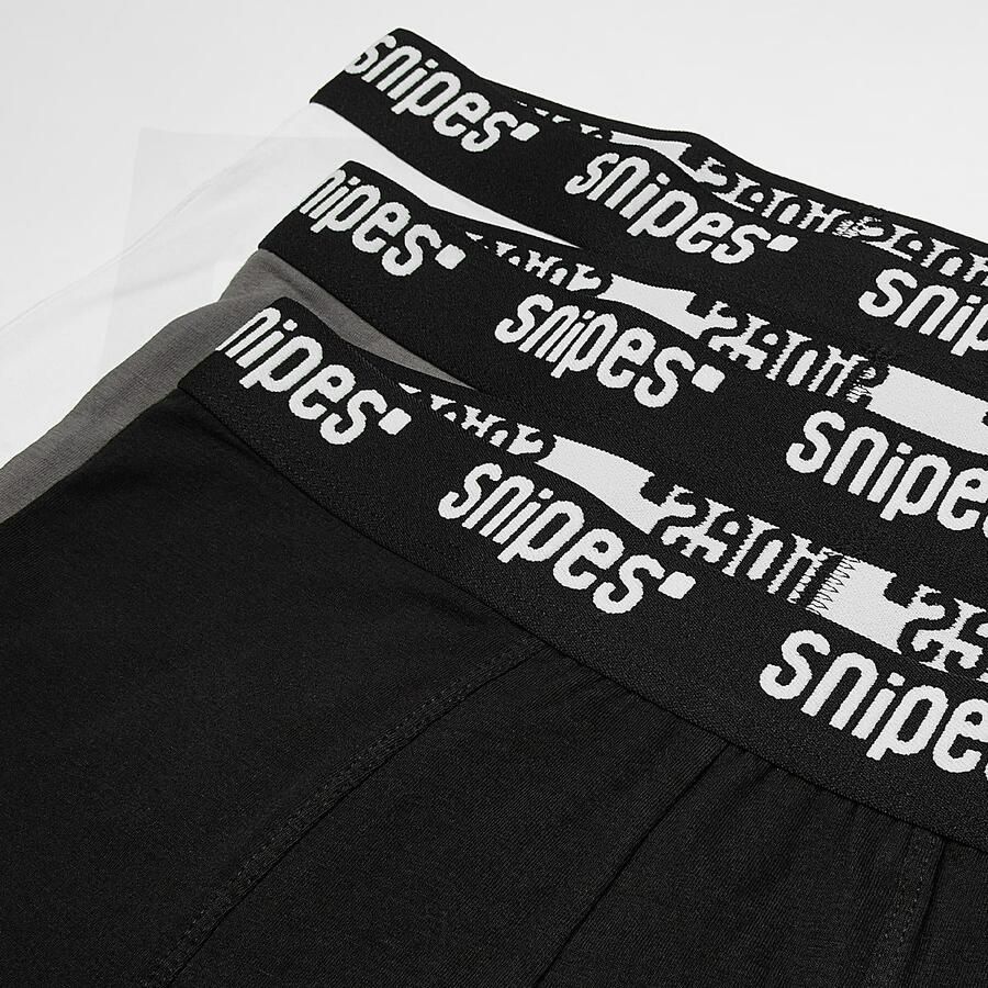 SNIPES 3 PACK Black Tape Briefs Boxershorts Men Onderbroeken multicolor Maat XXL Kleding