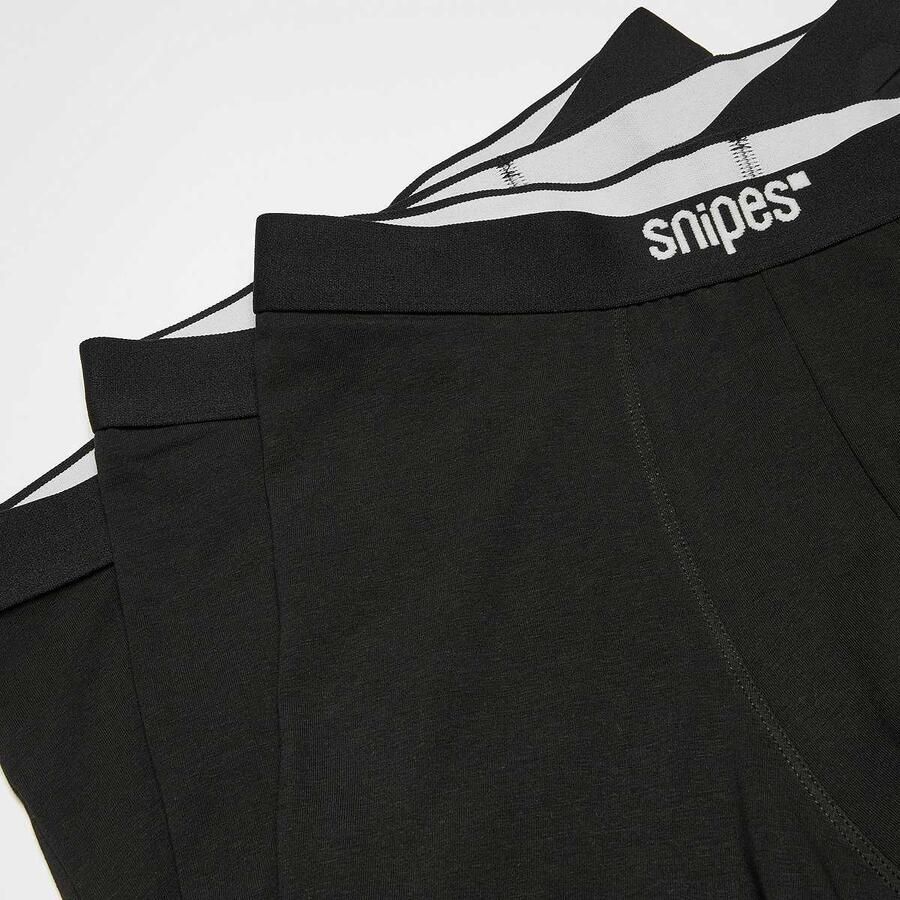SNIPES 3 PACK Black Tape Briefs Boxershorts Men Onderbroeken zwart Maat XXL Kleding