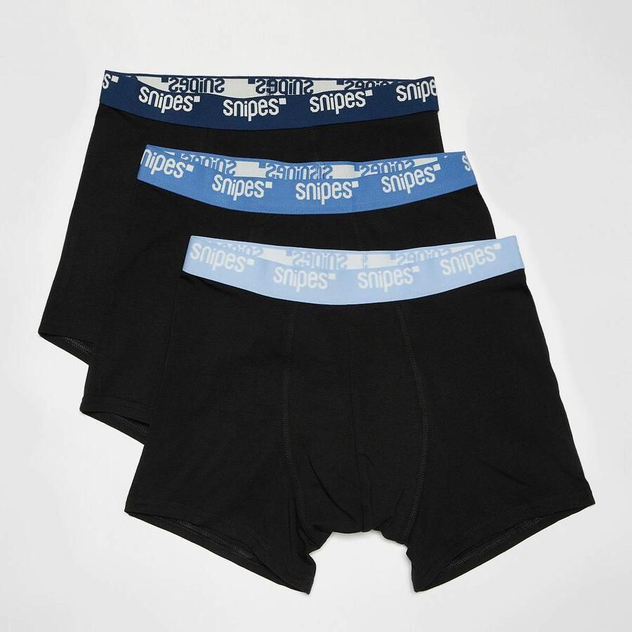 SNIPES 3 PACK Contrast Tape Briefs Boxershorts Men Onderbroeken zwart Maat XL Kleding - Foto 2