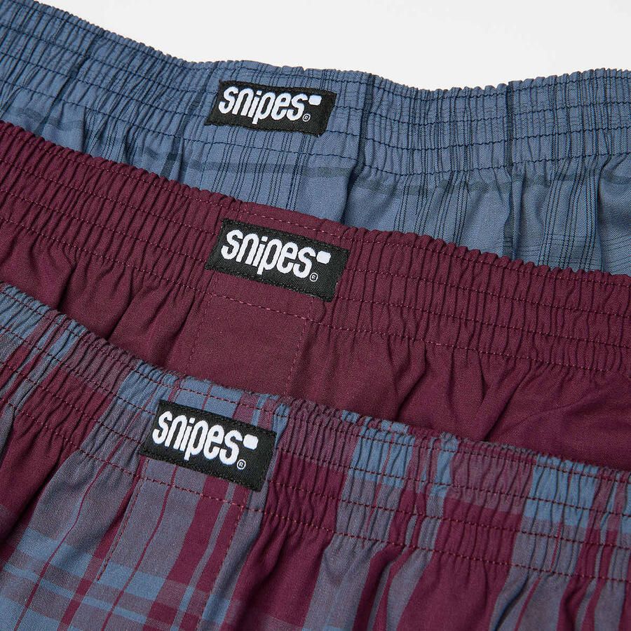 SNIPES 3 PACK Woven Label Boxershorts Men Onderbroeken multicolor Maat XL Kleding