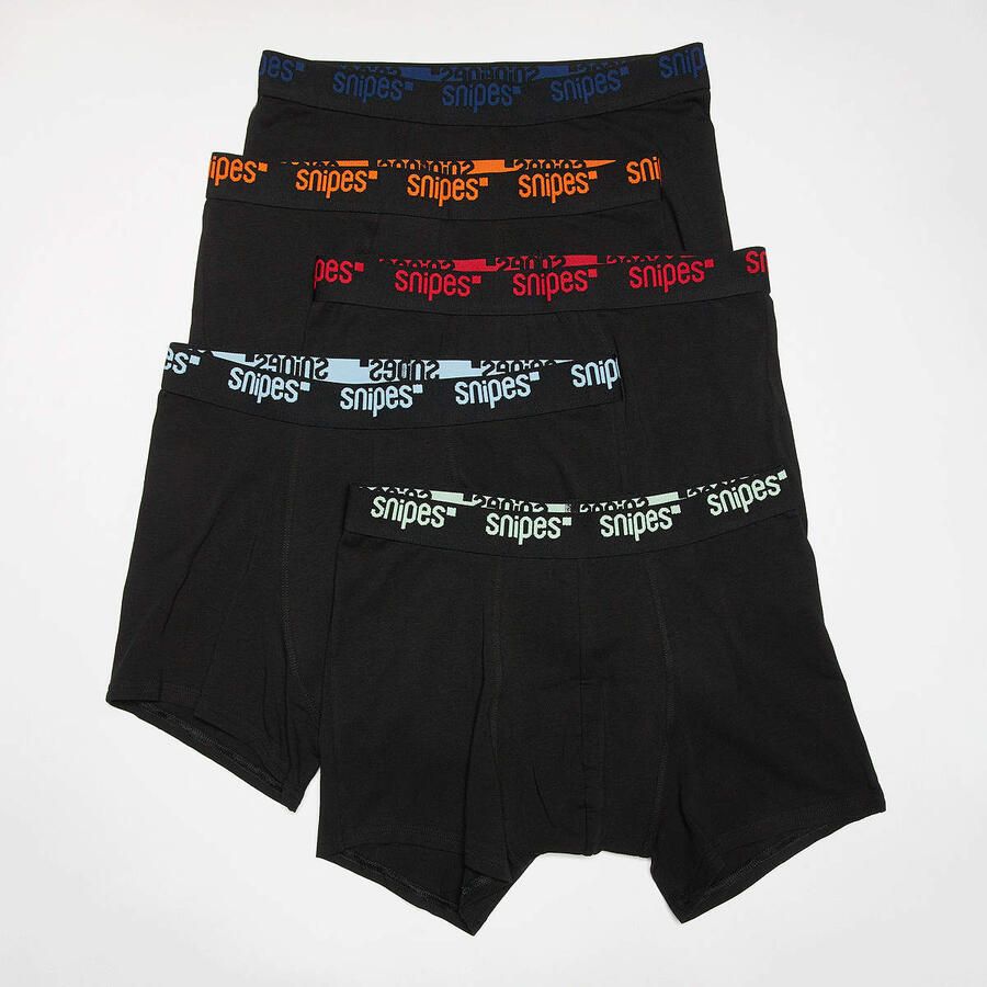 SNIPES 5 PACK Black Tape Briefs Boxershorts Men Onderbroeken multicolor Maat XL Kleding - Foto 2