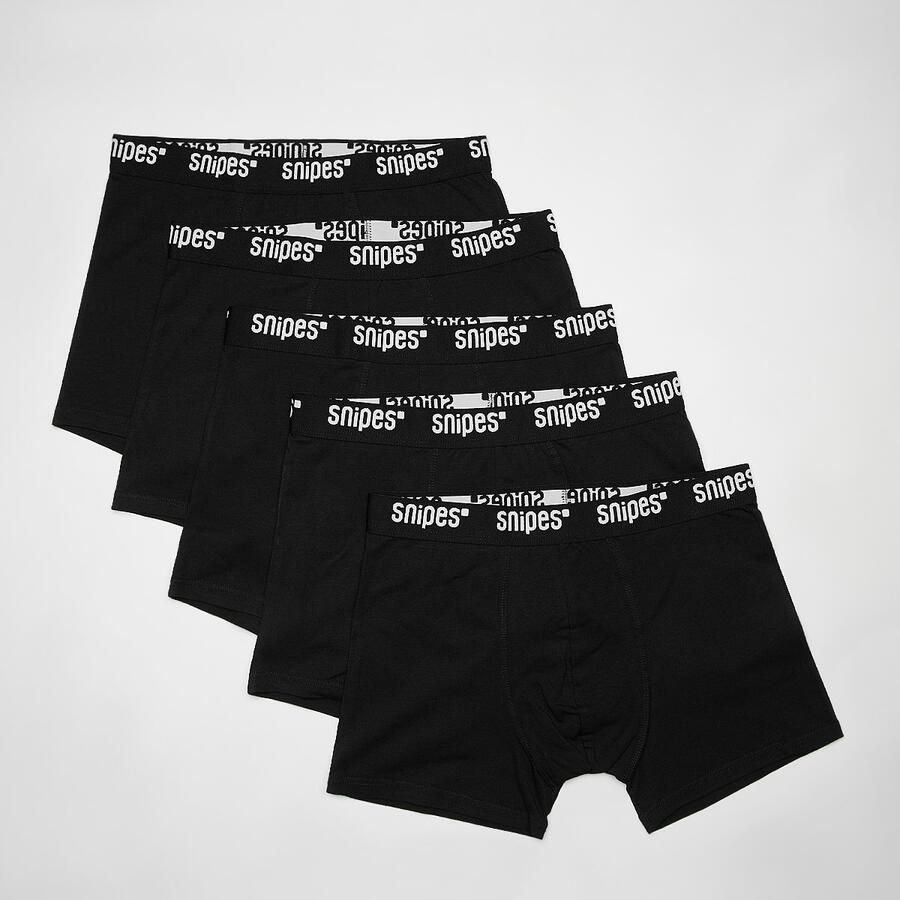 SNIPES 5 PACK Black Tape Briefs Boxershorts Men Onderbroeken zwart Maat XXL Kleding - Foto 2