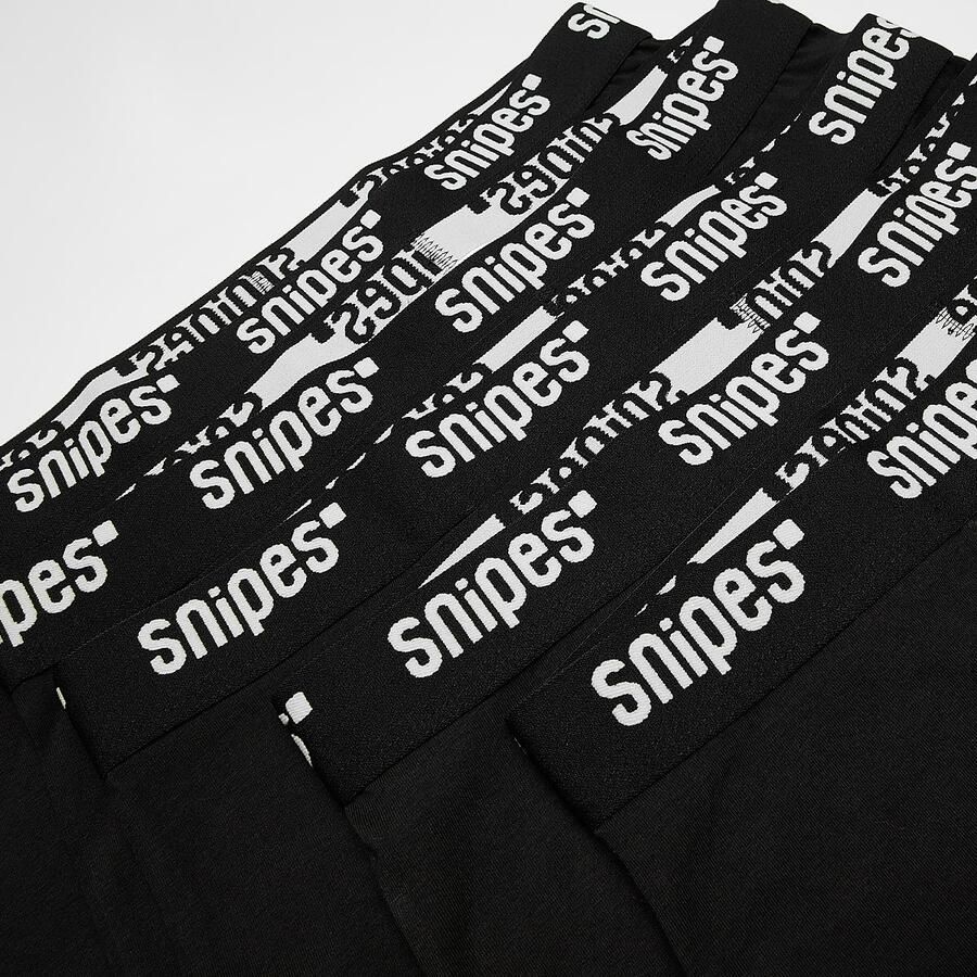 SNIPES 5 PACK Black Tape Briefs Boxershorts Men Onderbroeken zwart Maat XXL Kleding