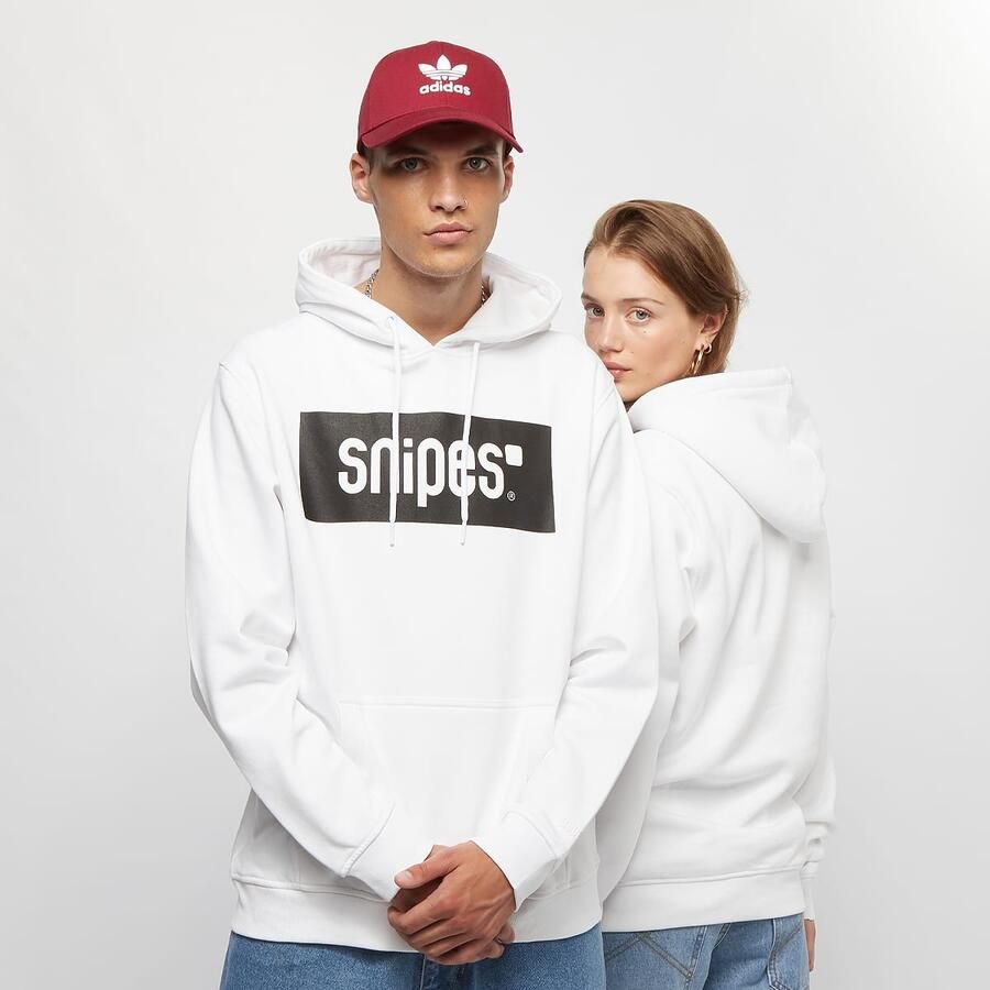 SNIPES Hooded-sweatshirt Box Logo Hoodies Kleding bright white black maat: M beschikbare maaten:S M L XL XXL - Foto 3
