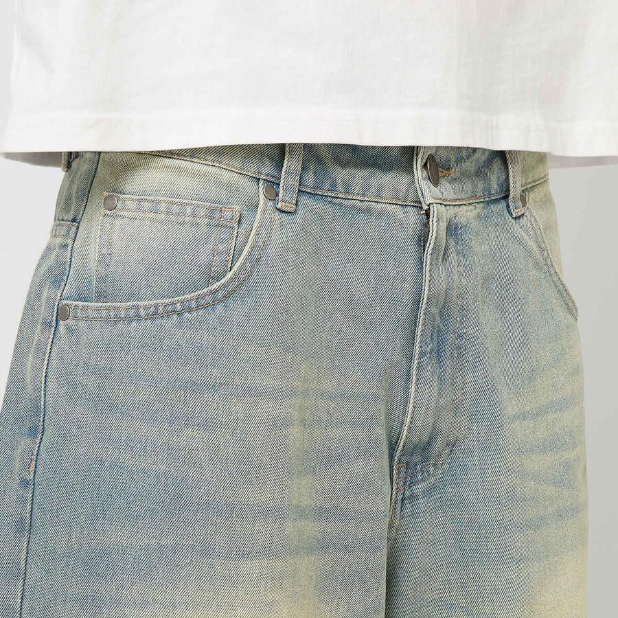 SNIPES Jimmy Baggy Denim Shorts Men blauw Kleding