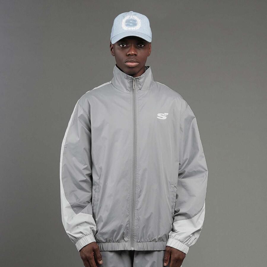 SNIPES S Cube Two-Toned Track Jacket Men Trainingspakken grijs Maat XS Kleding - Foto 3