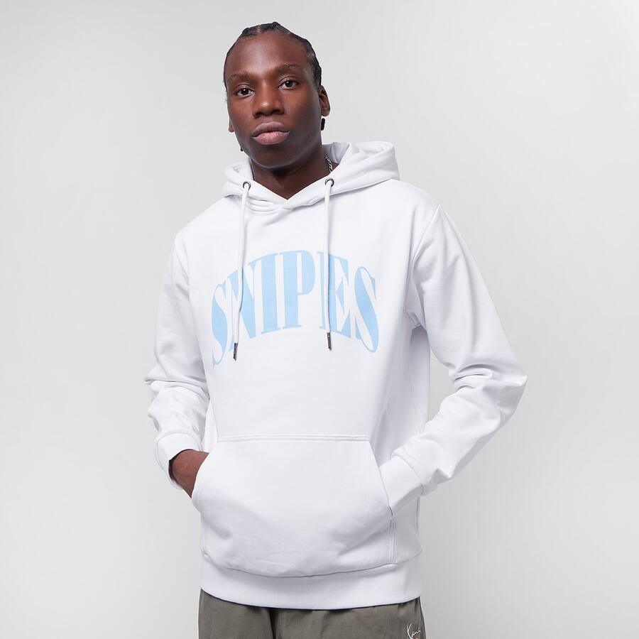 SNIPES Serif Logo Hoodie Hoodies Heren white maat: XXL beschikbare maaten:S M L XL XS XXL - Foto 3