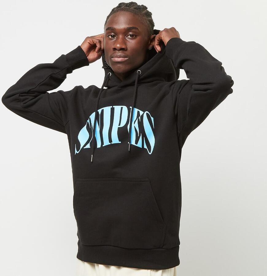 SNIPES Serif Logo Hoodie Hoodies Heren Black maat: XXL beschikbare maaten:S M XS XXL - Foto 3