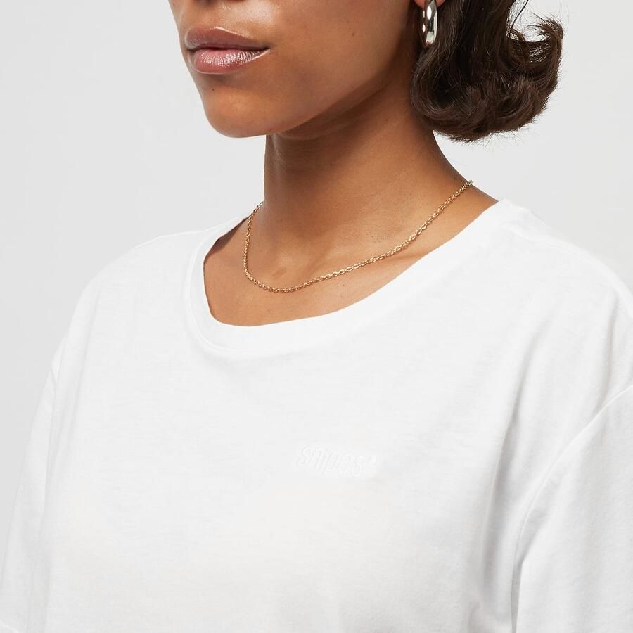 SNIPES Small Logo Essential Tee T-shirts Kleding white maat: XS beschikbare maaten:XS S M L
