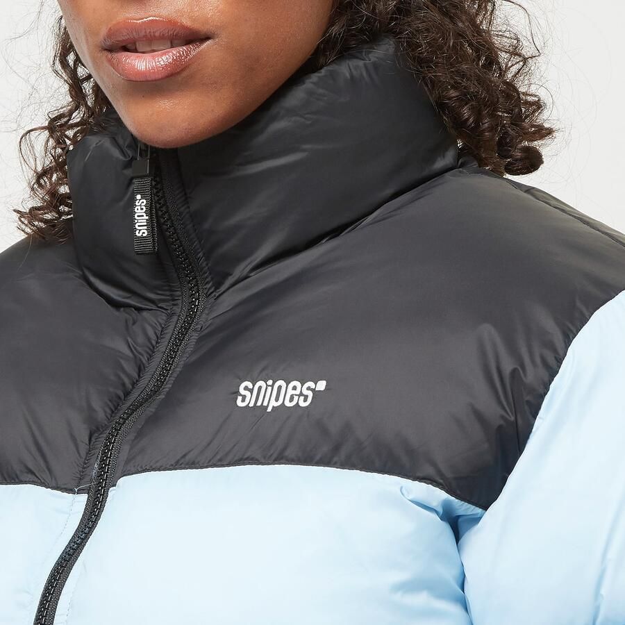 SNIPES Small Logo Esssential Puffer Jacket Wo jackets blauw Maat XS Kleding