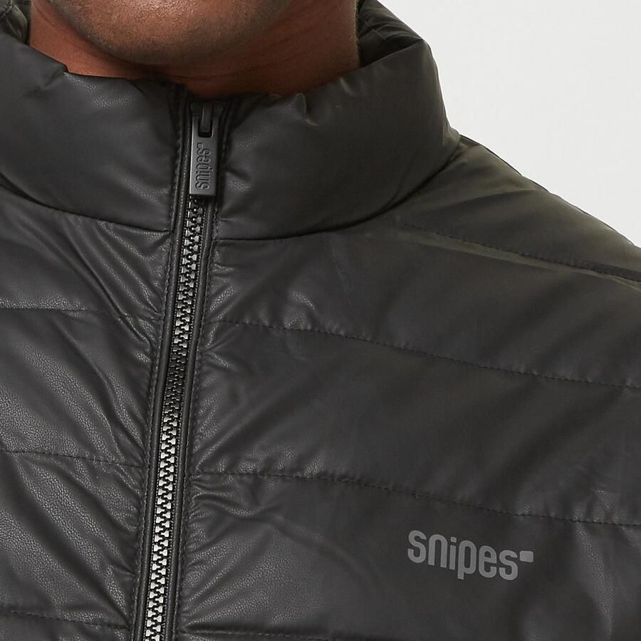 SNIPES Small Logo PU Light Puffer Jacket Men jackets zwart Maat XL Kleding - Foto 2