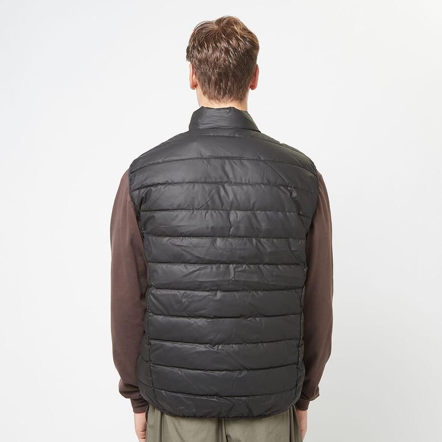 SNIPES Small Logo PU Light Puffer Vest Men Bodywarmers zwart Maat XL Kleding