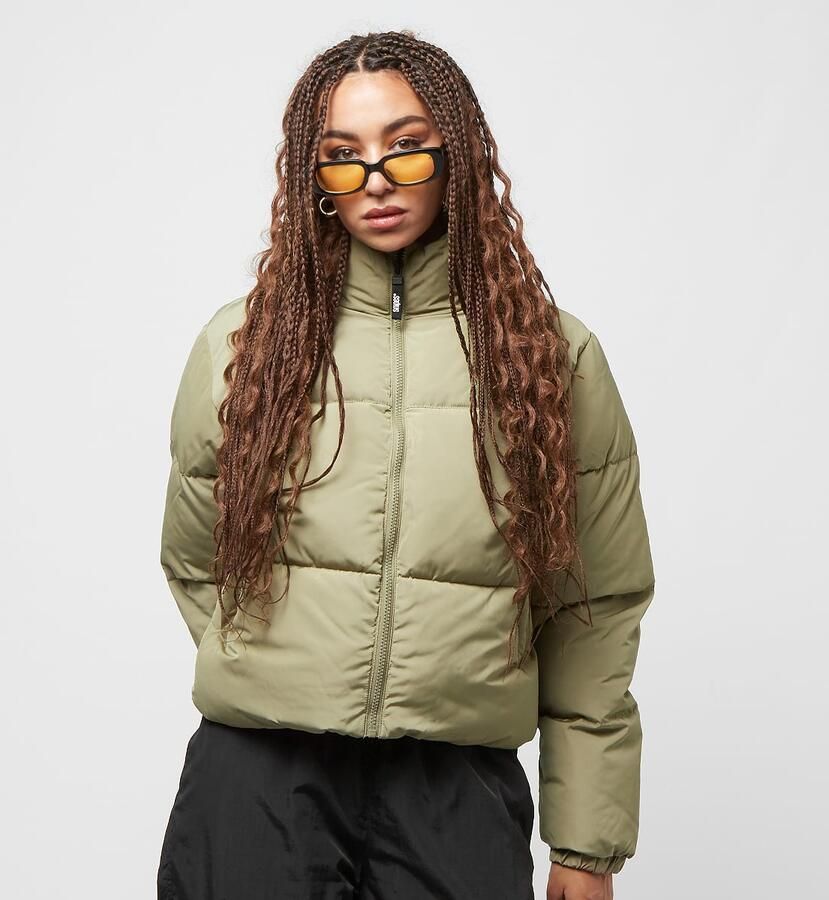 SNIPES Small Logo Short Puffer Jacket Pufferjassen Kleding light olive maat: XS beschikbare maaten:XS S M L - Foto 3