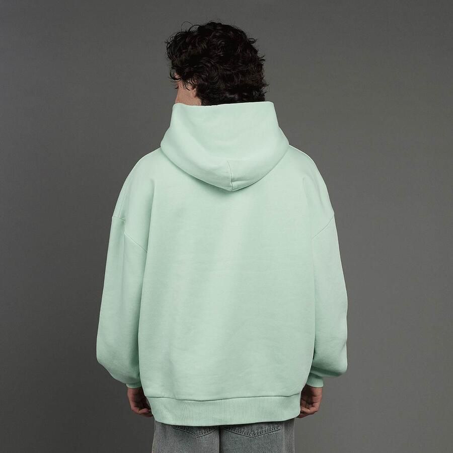 SNIPES Studs Oversized Hoodie Men Hoodies & Sweaters groen Maat XS Kleding