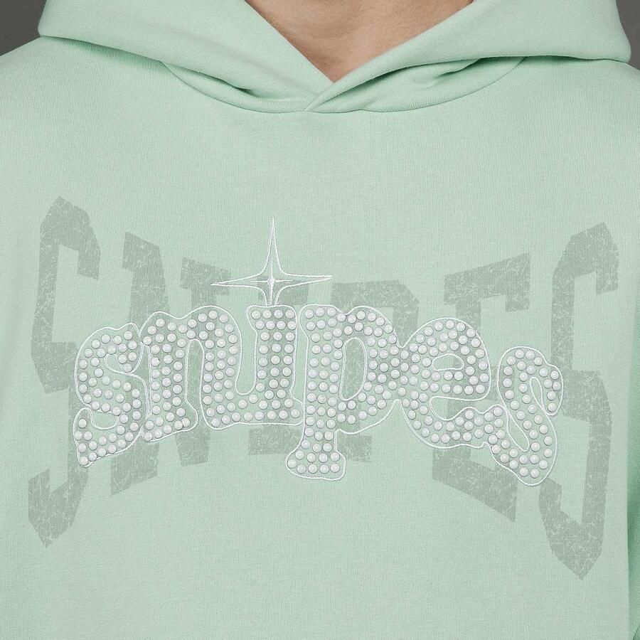 SNIPES Studs Oversized Hoodie Men Hoodies & Sweaters groen Maat XS Kleding - Foto 2