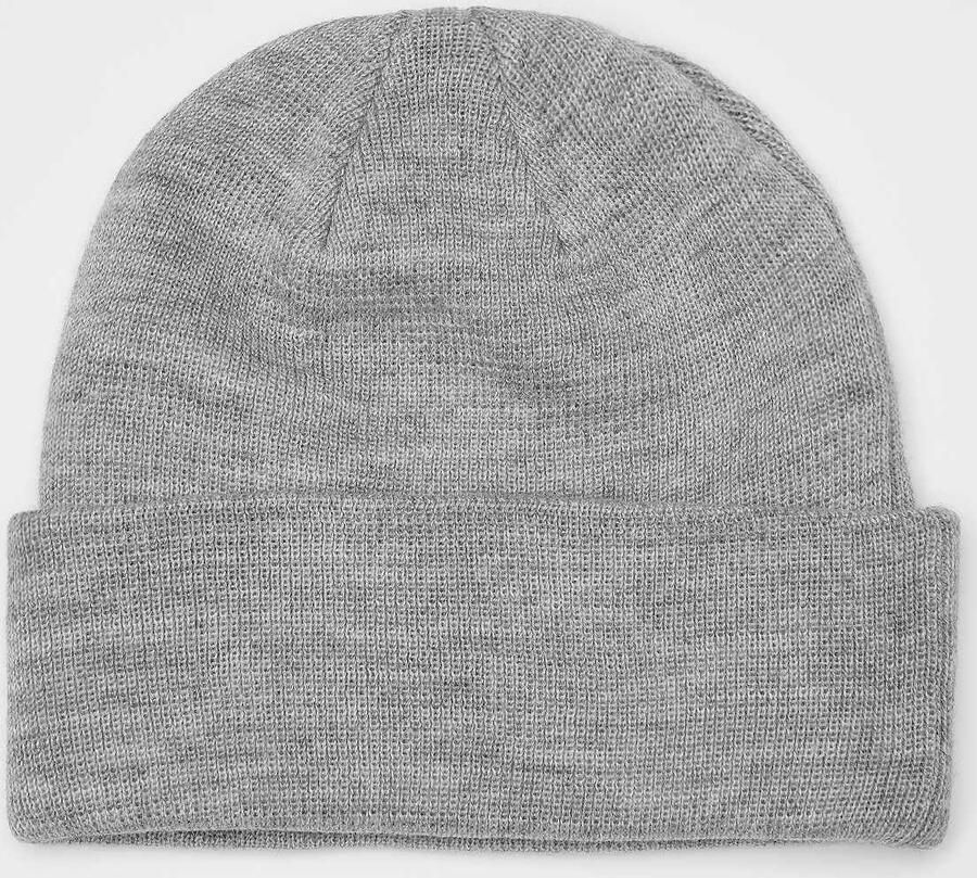 SNIPES Woven Label Basic Logo Beanie Unisex Mutsen grijs Maat ONE SIZE Accessoires - Foto 2