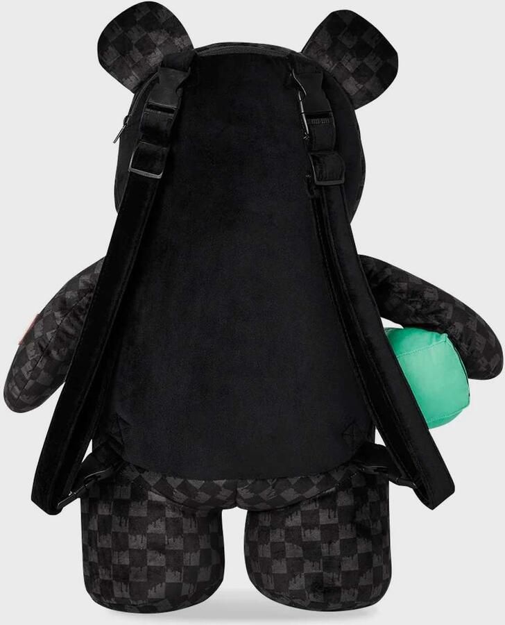 SPRAYGROUND Dripping Sharks In Paris Moneybear Teddy Bear Unisex Rugzakken grijs Maat ONE SIZE Accessoires
