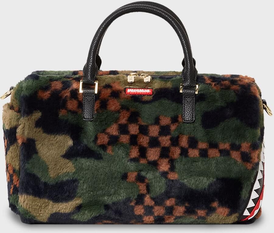SPRAYGROUND Green 3am Fur Mini Duffel Unisex Sporttassen & Gymbags multicolor Maat ONE SIZE Accessoires - Foto 2