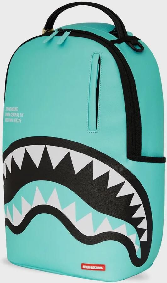 SPRAYGROUND Shark Crentral Aqua DLXSV Backpack Unisex Rugzakken blauw Maat ONE SIZE Accessoires - Foto 2