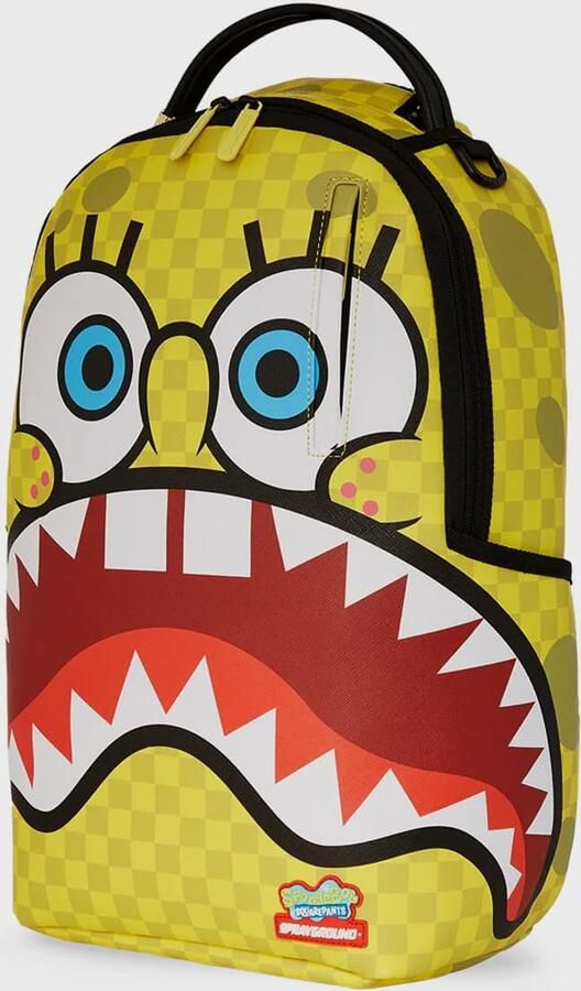 SPRAYGROUND Spongebob Checkerbob DLXSV Backpack Unisex Rugzakken geel Maat ONE SIZE Accessoires - Foto 2