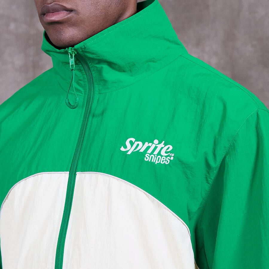 Sprite x SNIPES Colorblock Track Jacket Men Trainingspakken groen Maat XXL Kleding - Foto 2