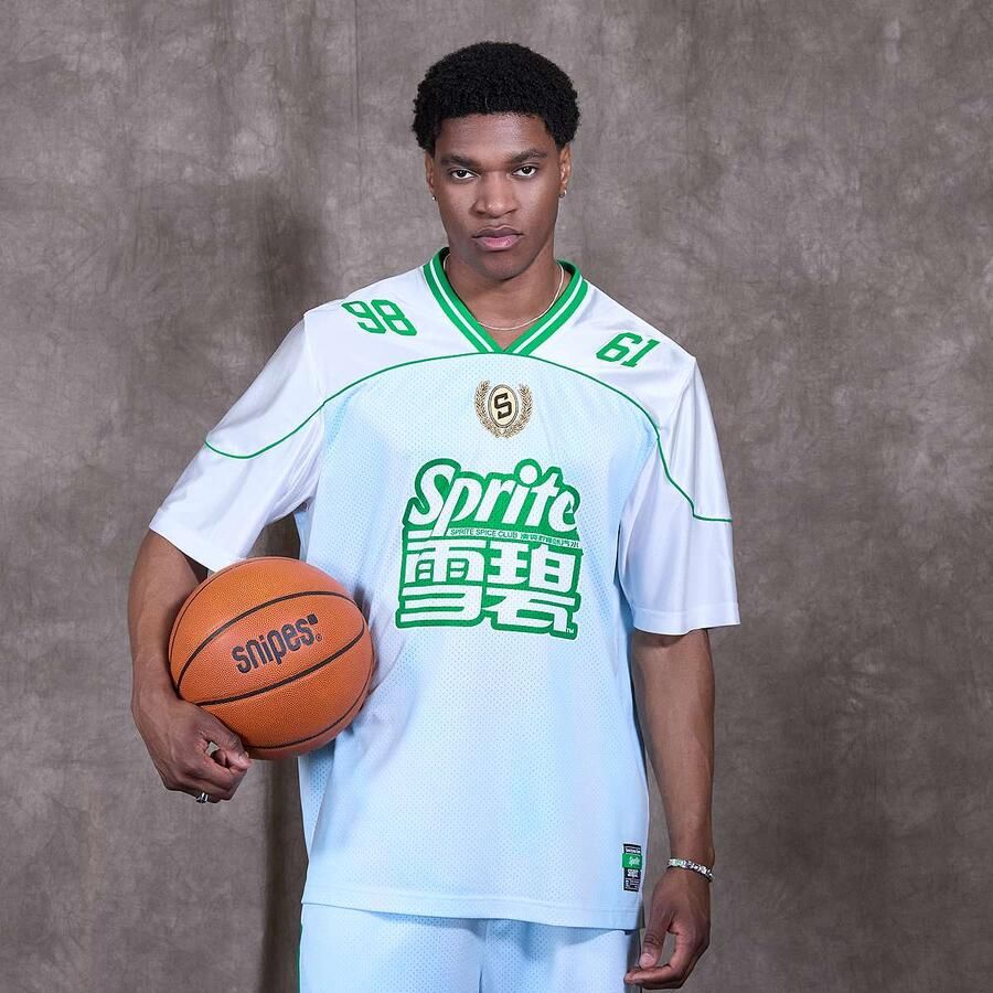 Sprite x SNIPES Flame Football Jersey Men Jersey's blauw Maat XXL Kleding - Foto 3