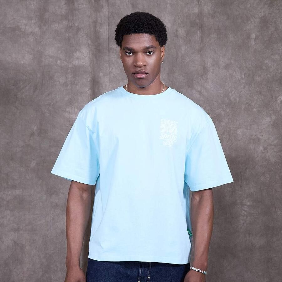 Sprite x SNIPES Lingual Oversized T-Shirt Men T-Shirts & Polo's blauw Maat XXL Kleding - Foto 2