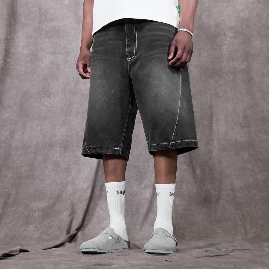 Sprite x SNIPES Spark Denim Shorts Men grijs Kleding - Foto 3