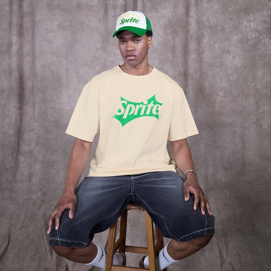 Sprite x SNIPES Spark Oversized T-Shirt Men T-Shirts & Polo's beige Maat XXL Kleding - Foto 3