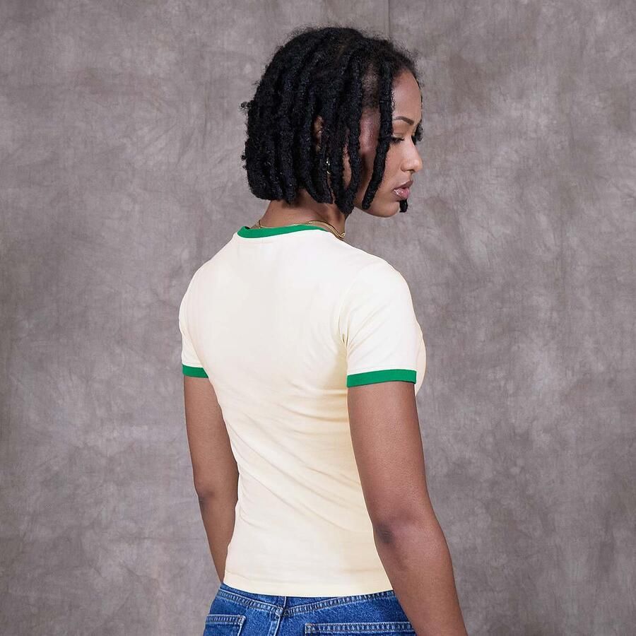 Sprite x SNIPES Spice Club Baby Tee Wo T-Shirts & Polo's beige Maat XS Kleding