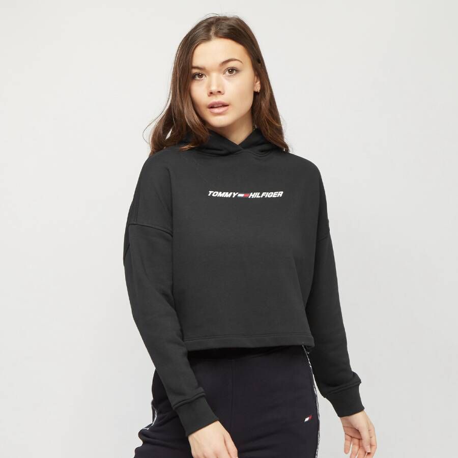 TOMMY SPORT Hoodie RELAXED FLAG HOODIE met tommy hilfiger lineair logo opschrift & flag