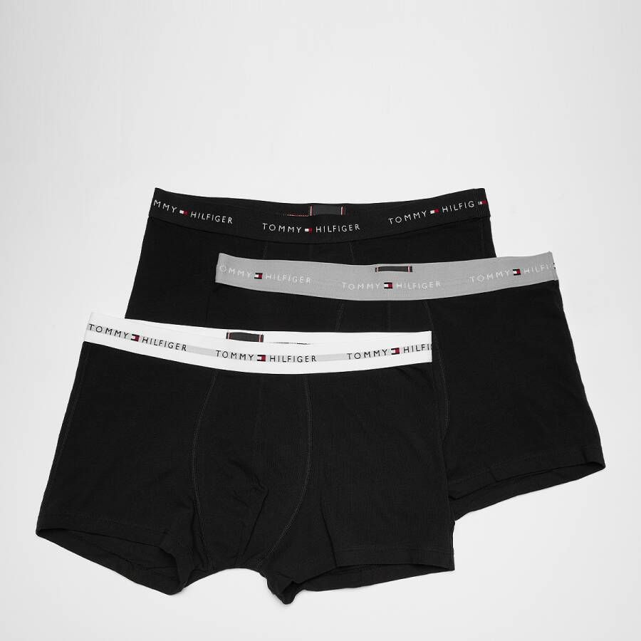 Tommy Hilfiger Underwear Trunk (3-pack) Boxershorts Kleding grey heather black white maat: S beschikbare maaten:S