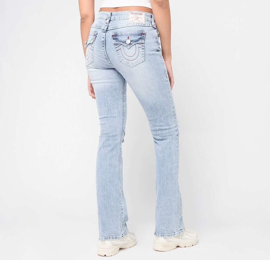 True Religion Becca Mid Rise Bootcut Flap Wo Spijkerbroeken blauw Kleding - Foto 2