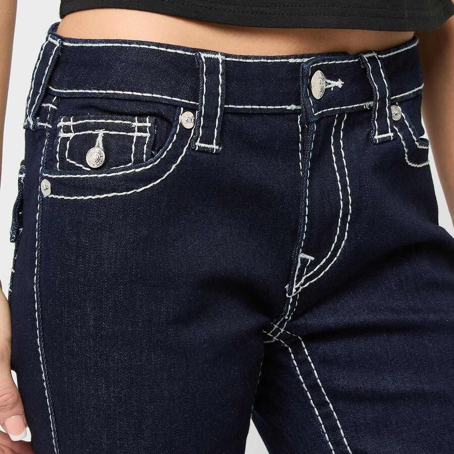 True Religion Becca Mr Boot Flap Wo Spijkerbroeken blauw Kleding