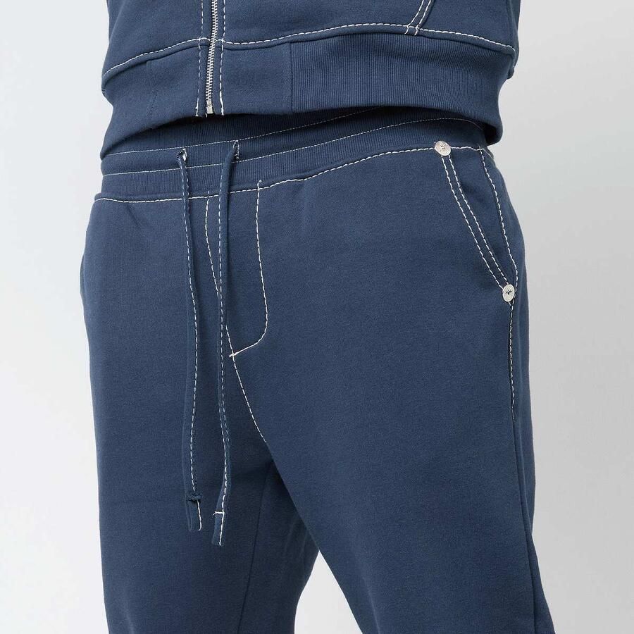 True Religion Big T Jogger Men Trainingsbroeken blauw Maat XL Kleding