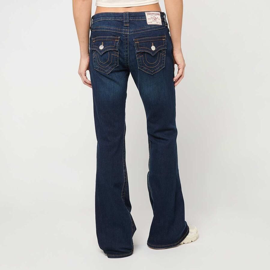 True Religion Joey Mr Flare Flap Wo Broeken blauw Kleding