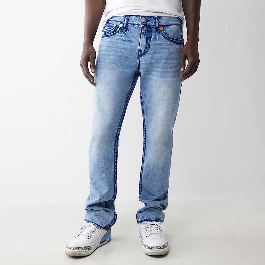 True Religion Ricky Rope Stitch Flap Men Spijkerbroeken blauw Kleding - Foto 3