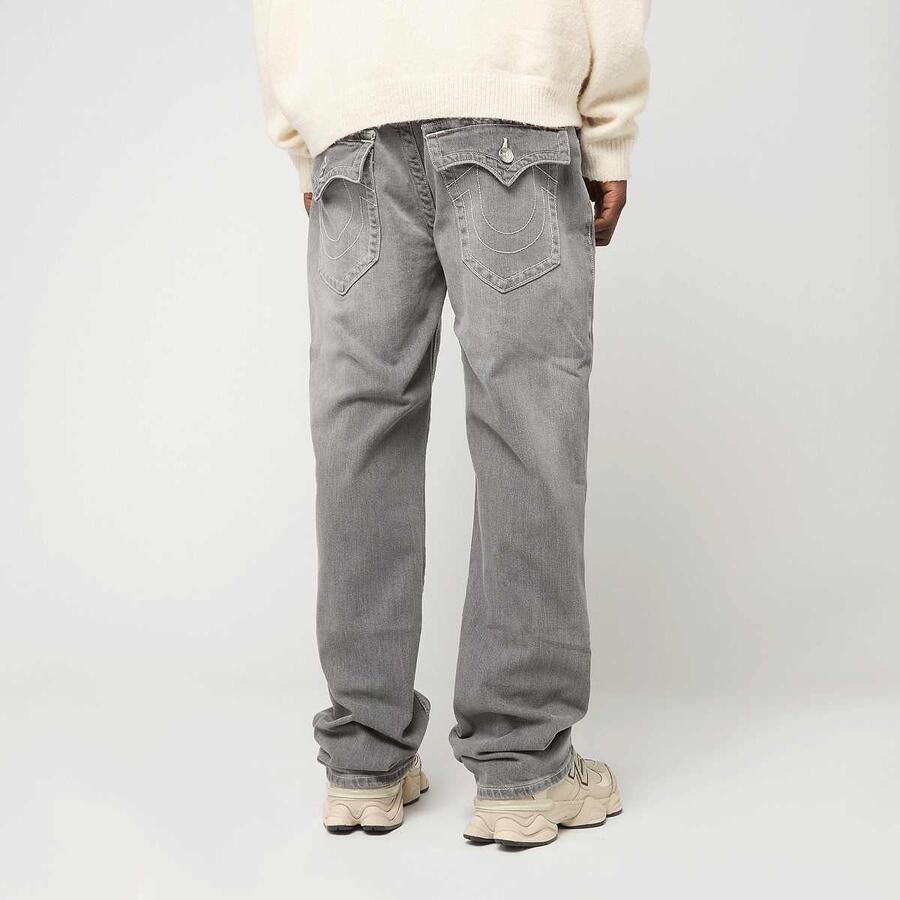 True Religion Ricky Straight Jeans Men Spijkerbroeken grijs Kleding