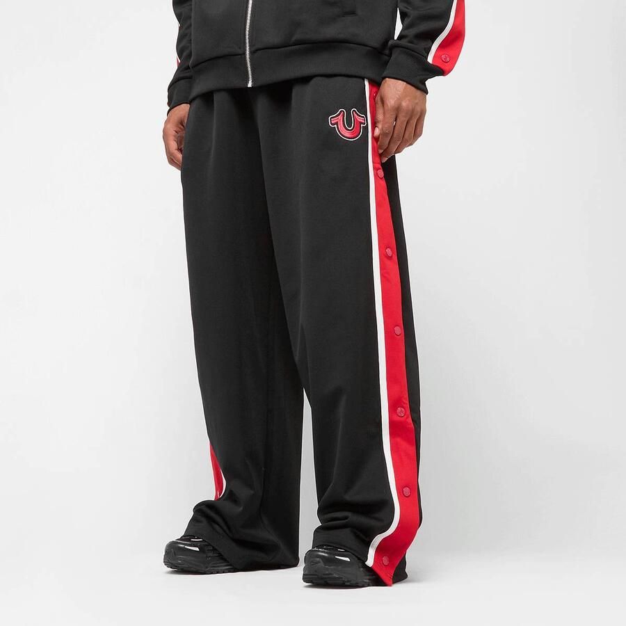 True Religion Snap Off Baggy Track Pants Men Trainingsbroeken zwart Maat XL Kleding - Foto 3