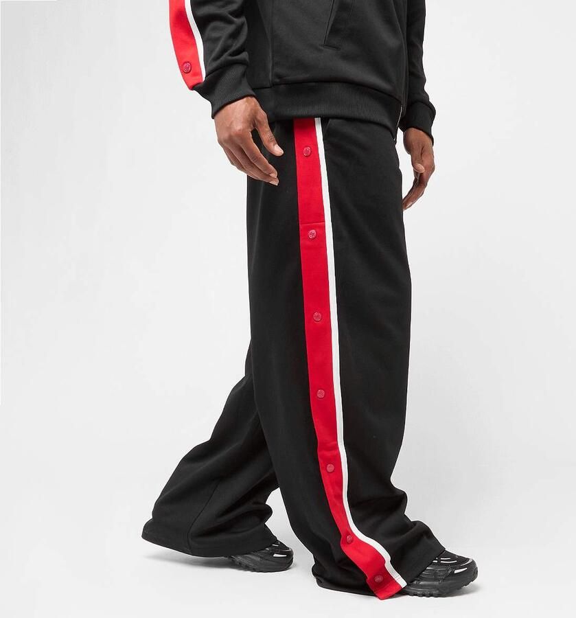 True Religion Snap Off Baggy Track Pants Men Trainingsbroeken zwart Maat XL Kleding