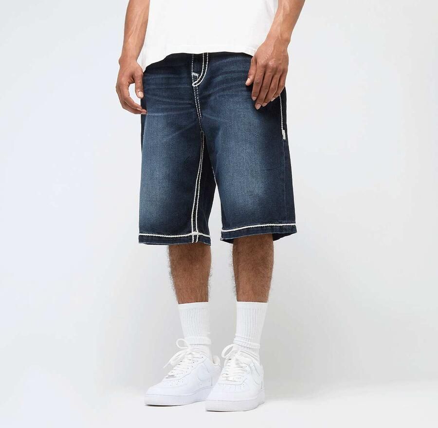 True Religion Vinny Rope Stitch Short Men Shorts blauw Kleding - Foto 3