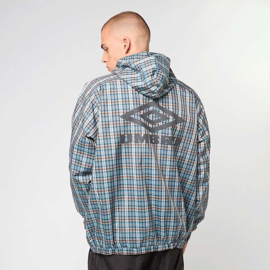 Umbro Checked Cagoule Men Windbreakers multicolor Maat XL Kleding