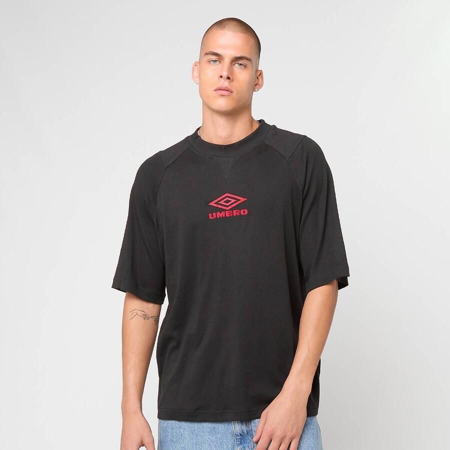 Umbro Iconic Boxy Tee Men T-Shirts & Polo's zwart Maat XL Kleding - Foto 3