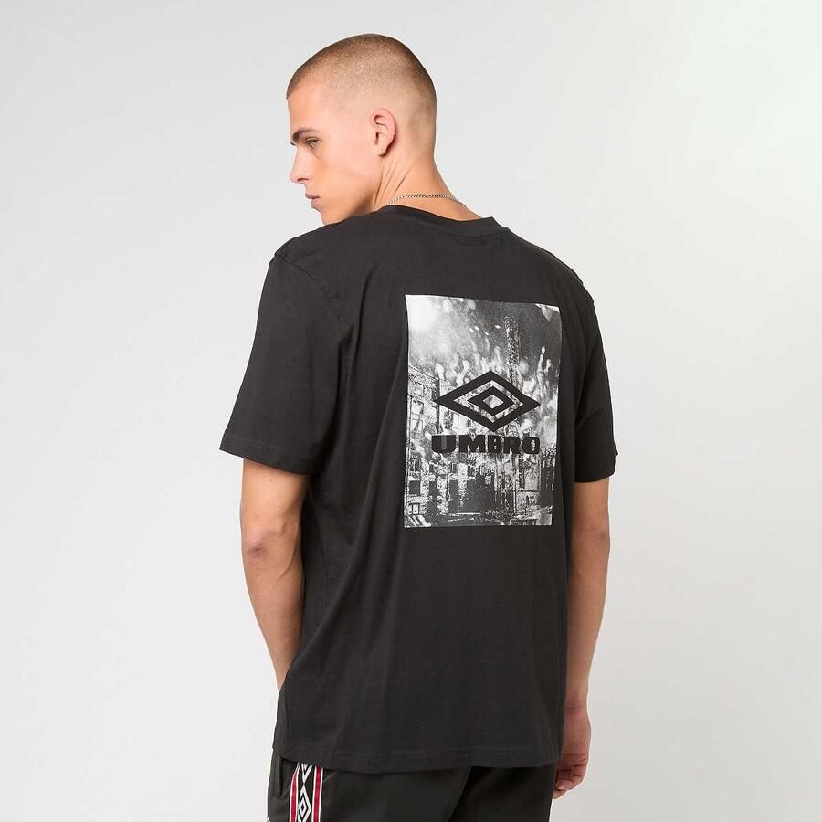 Umbro Industry Graphic Tee Men T-Shirts & Polo's zwart Maat XL Kleding - Foto 3