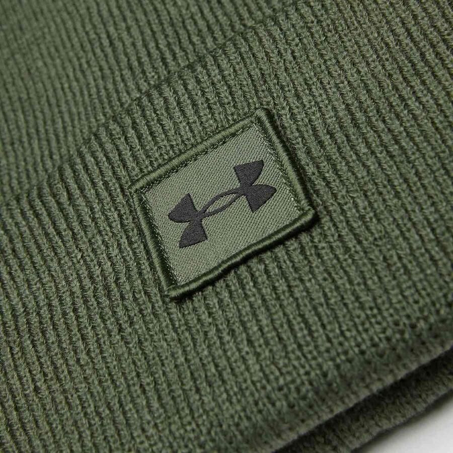 Under Armour Halftime Cuff Beanie marine OD Unisex Mutsen groen Maat ONE SIZE Accessoires